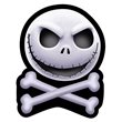 Nightmare Before Christmas Jack Crossbones Magnet